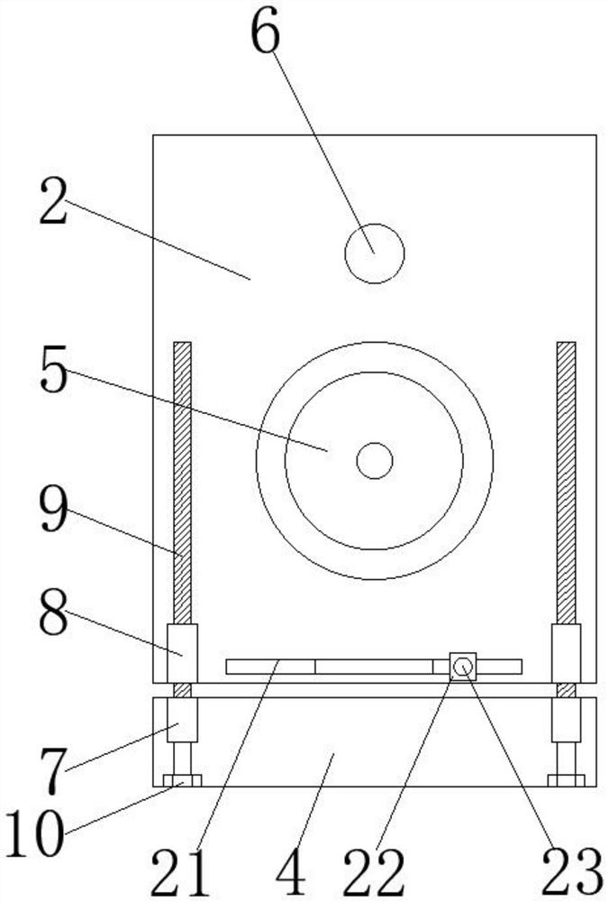 Quick dismounting structure for guide disc of false twist texturing machine