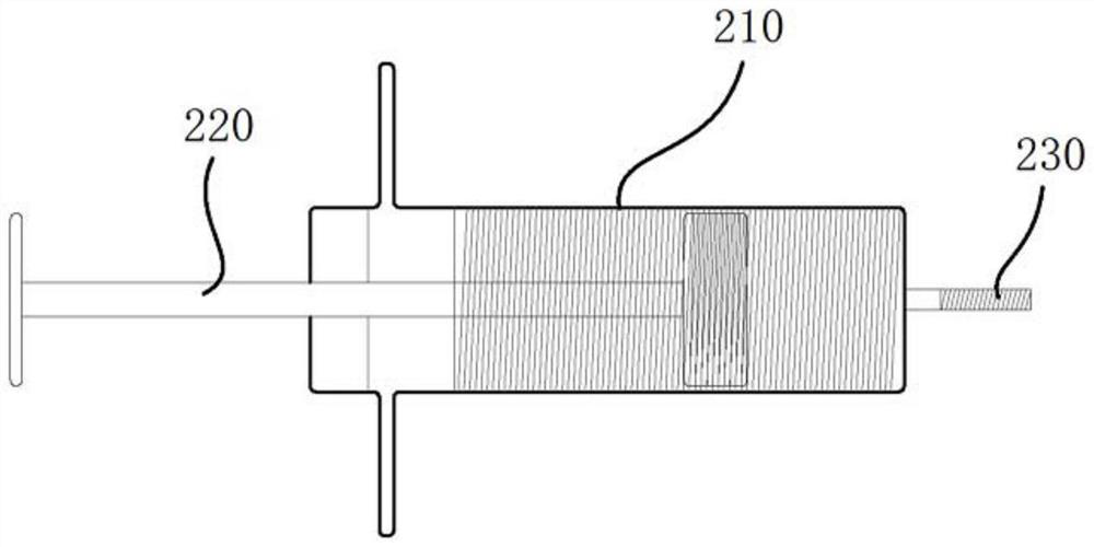 High-pressure bone puncture injector and application thereof