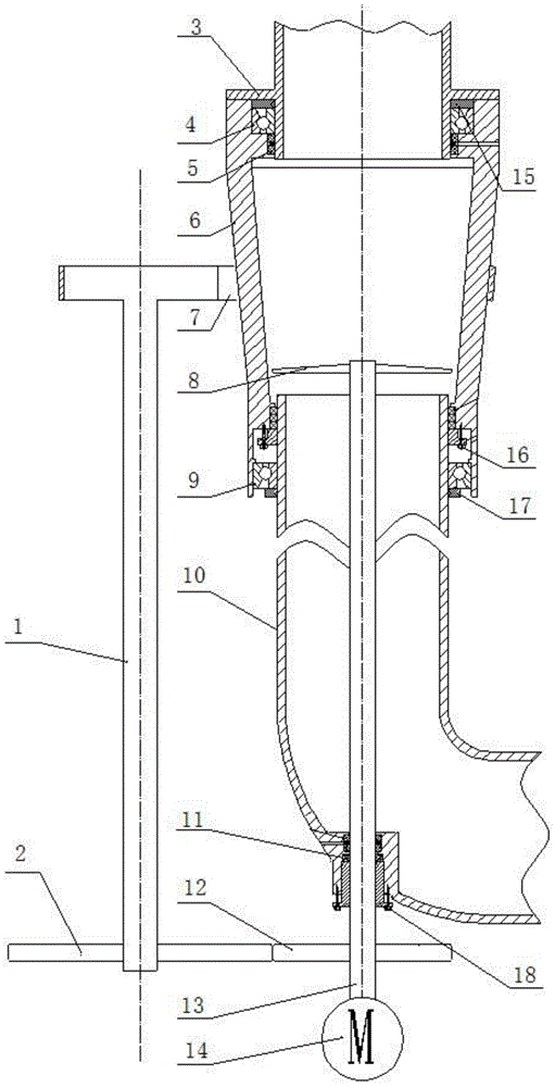 Anti-clogging device for sewage pump