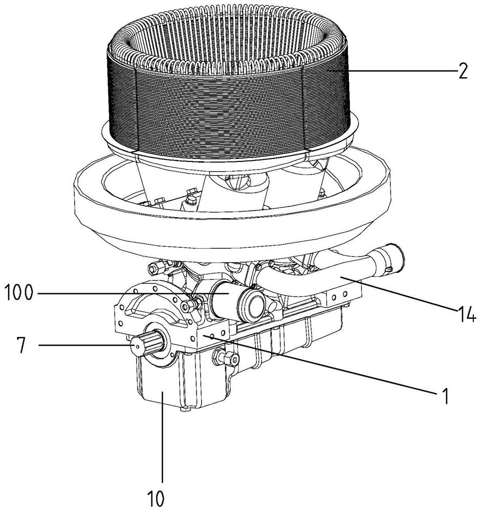 Stirling engine structure