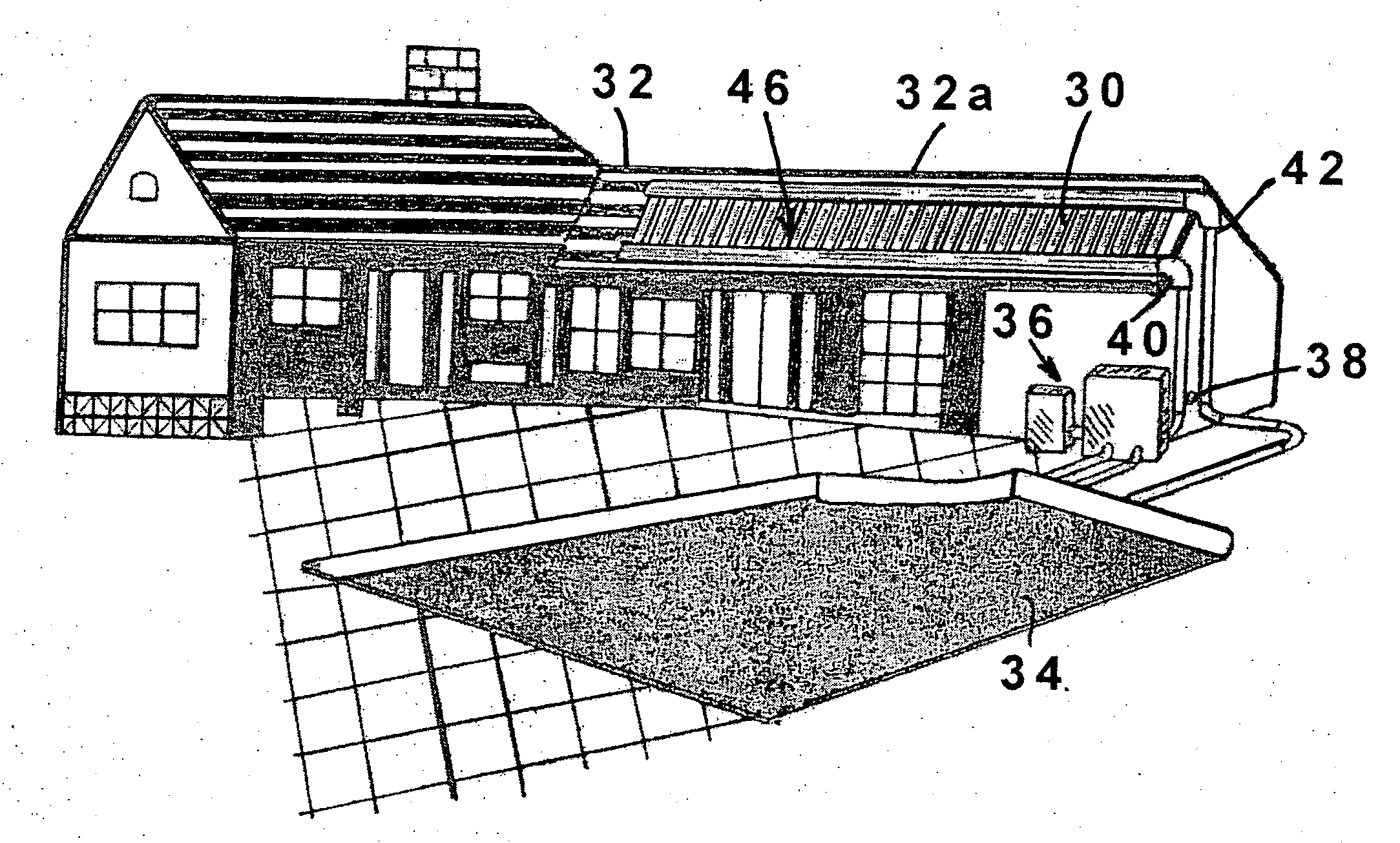 Low pressure water-heating solar panel apparatus and method