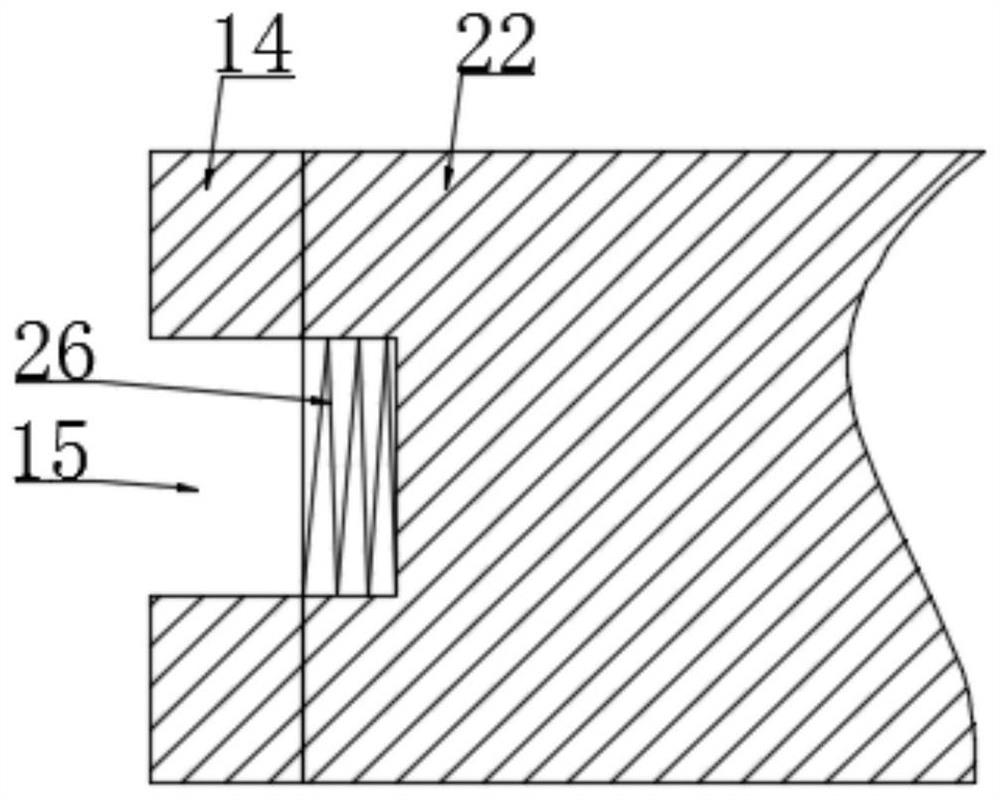 A main truss adjustable safety channel