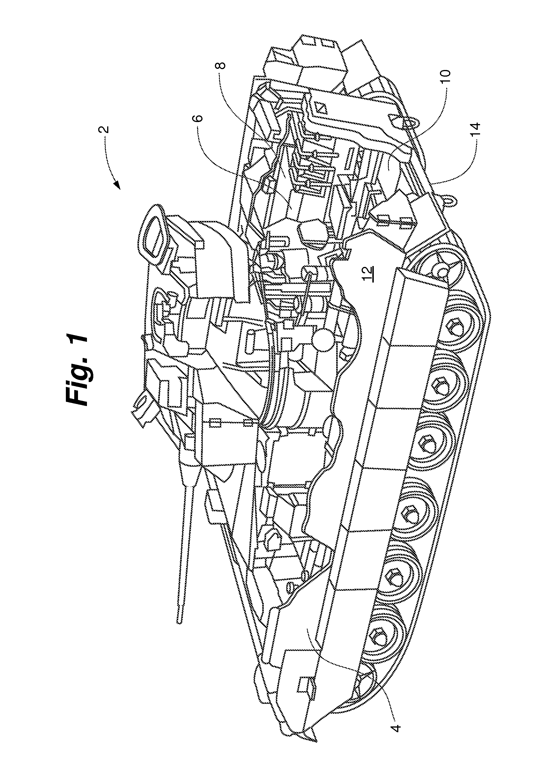 Floating floor assembly for armored vehicles