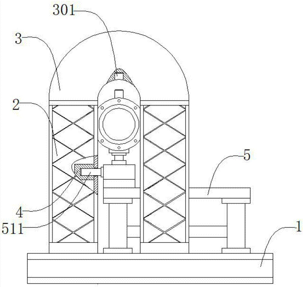 Extrusion molding machine head for aluminum profile