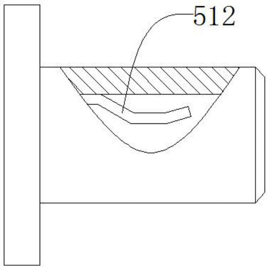 Extrusion molding machine head for aluminum profile