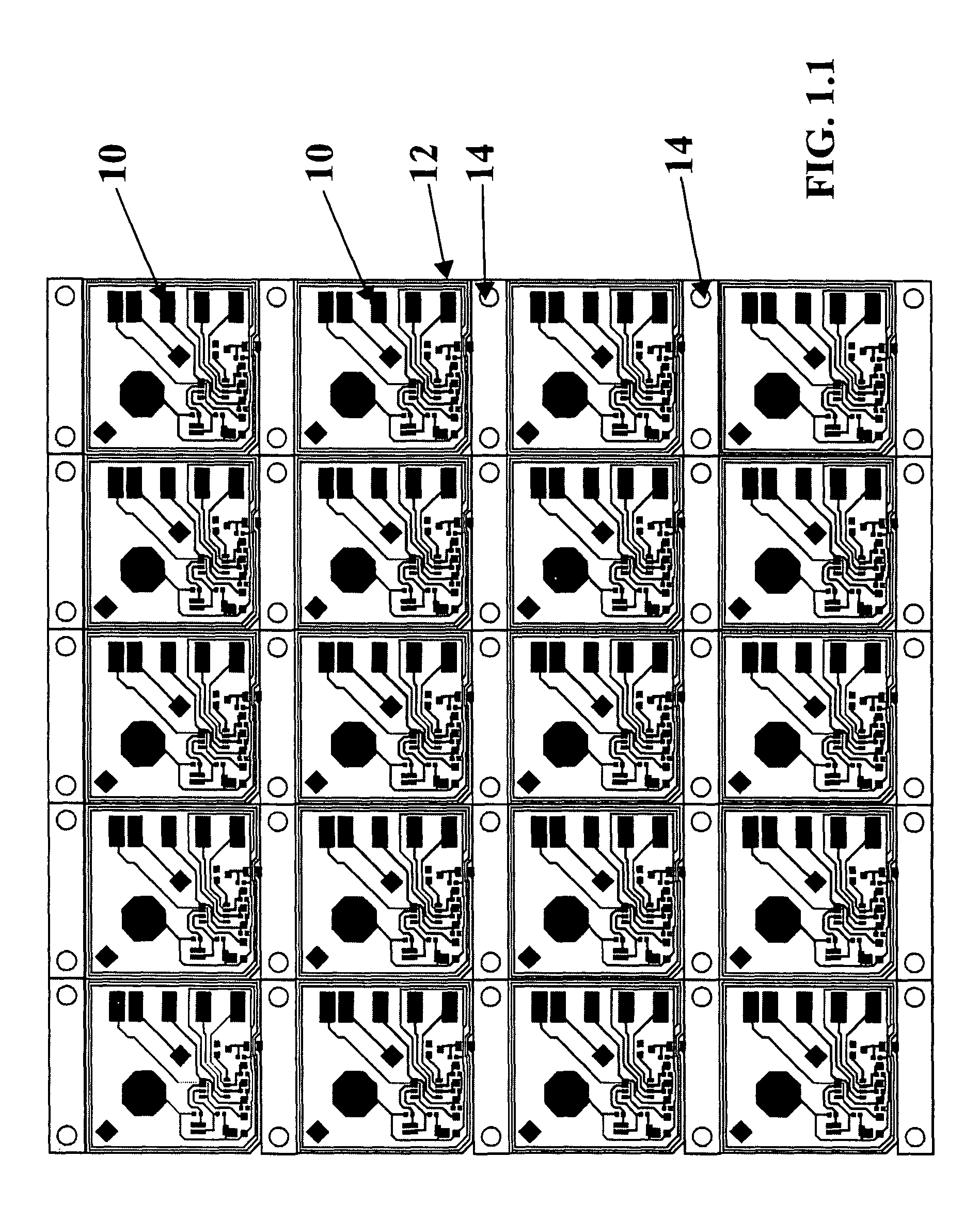 Method for manufacturing a conductive grid for attachment to a blister package