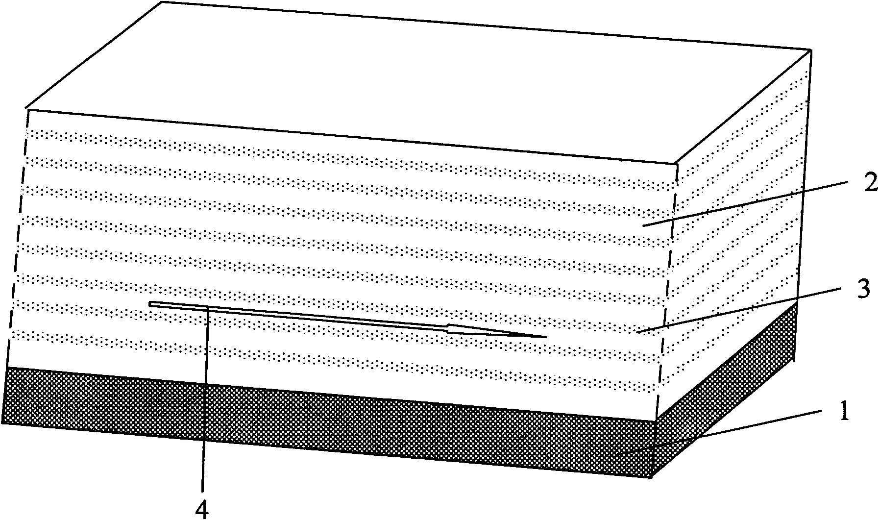 Nanostructured thermoelectric material and device and production method thereof