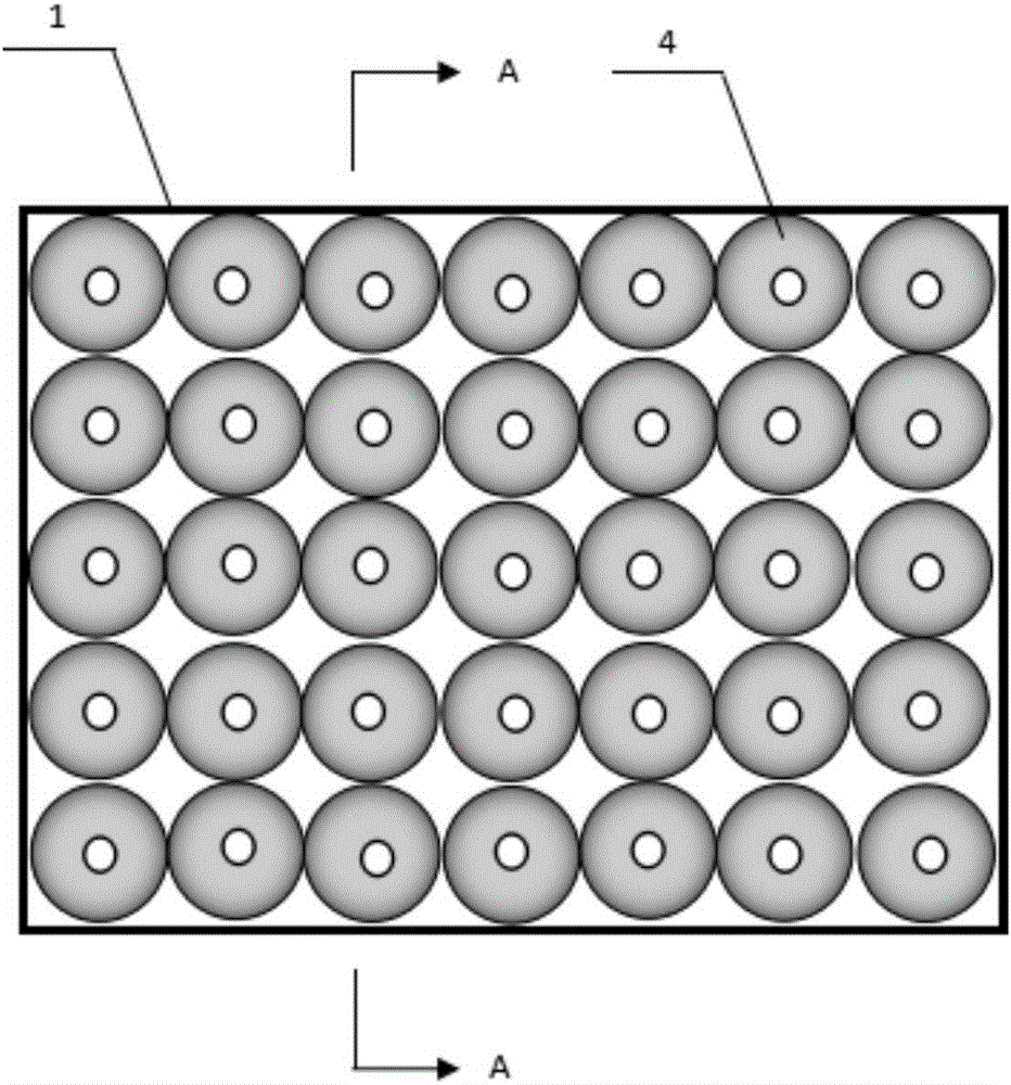 Ordered double-layer film micro-spherical shell structure glass and manufacturing method thereof