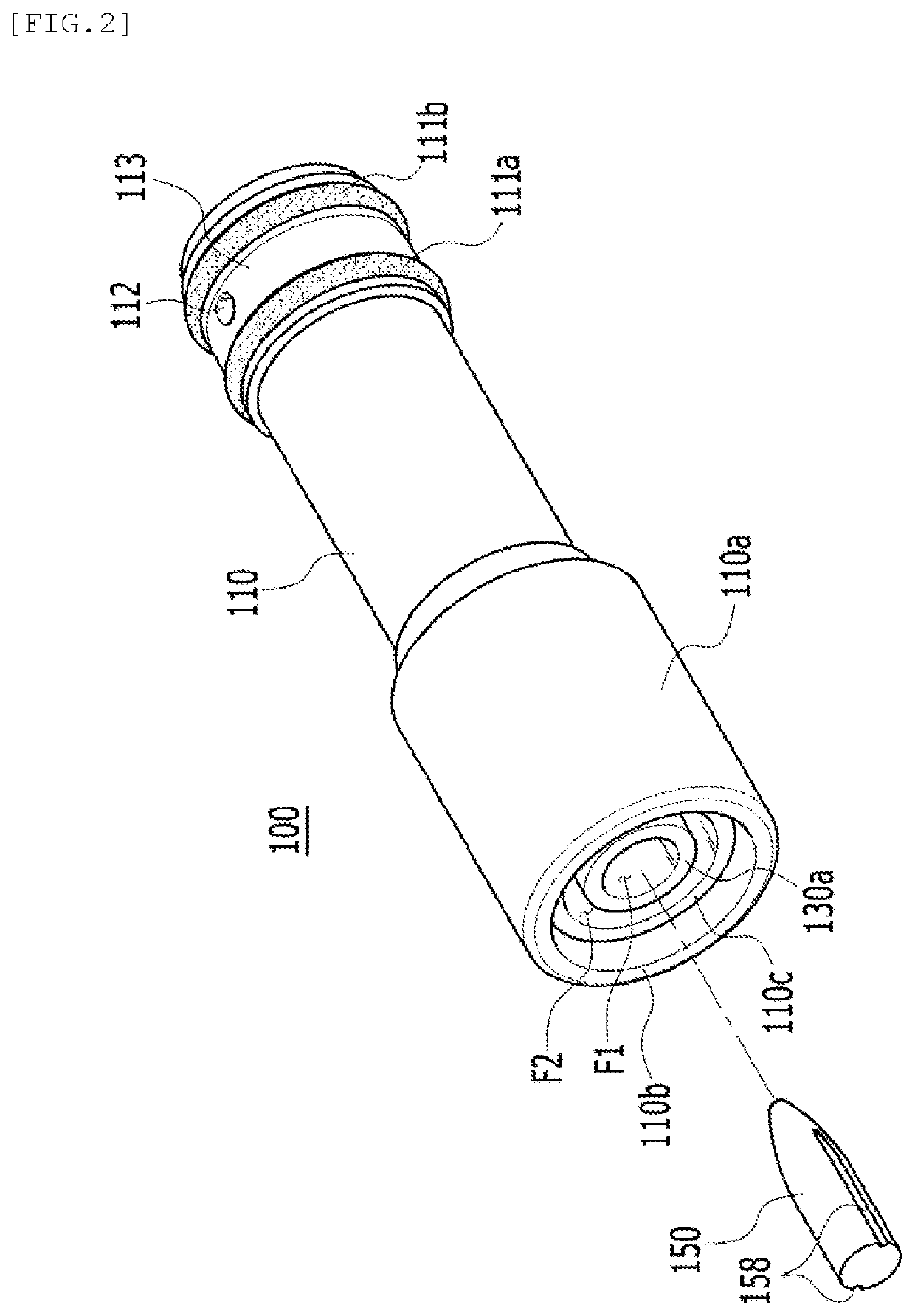 Handpiece of skin care device