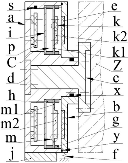 Non-contact indirect excitation dual-purpose generator