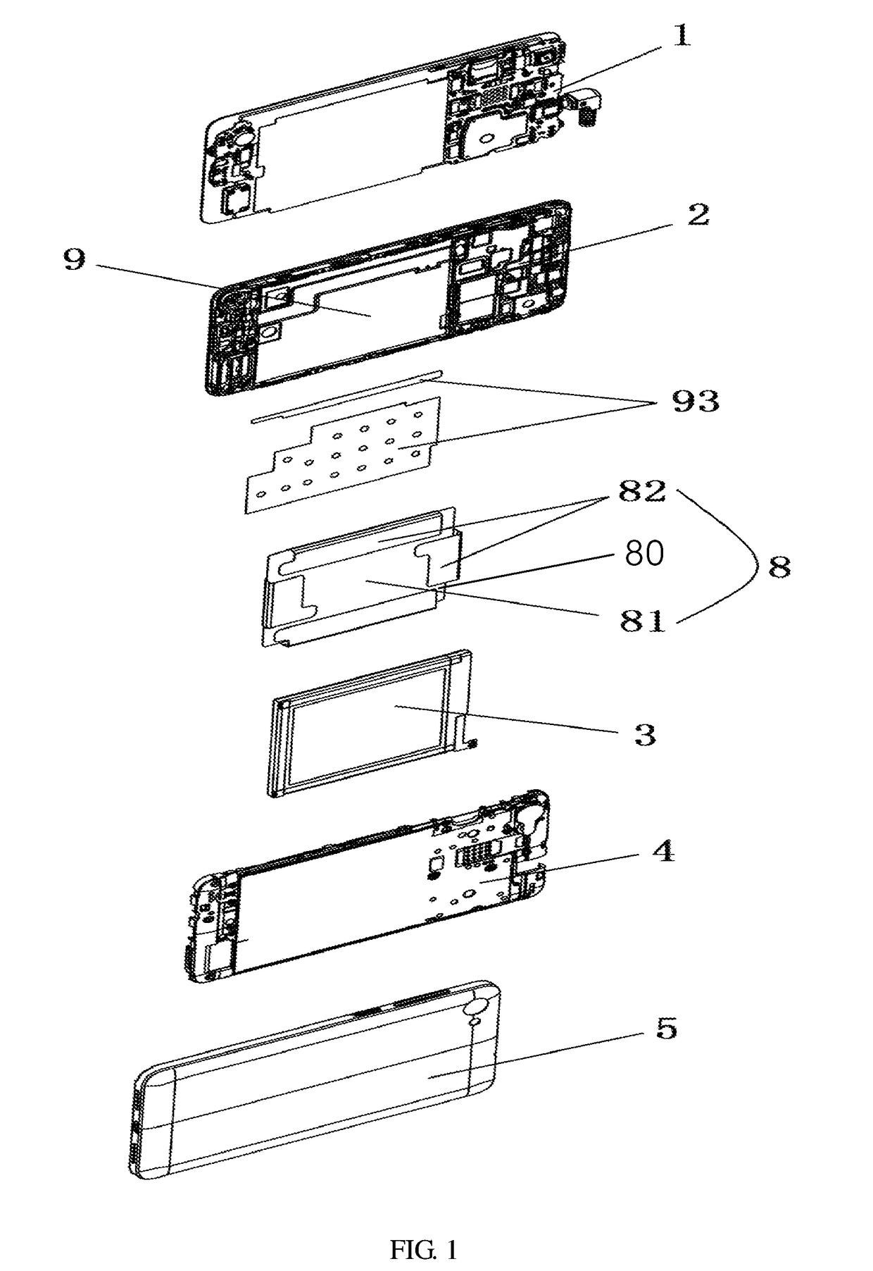 Battery-fixing device and electronic device