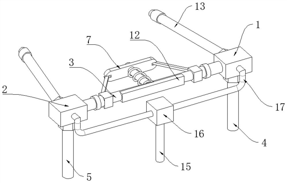 A bitumen spraying device for waterproof coiled material