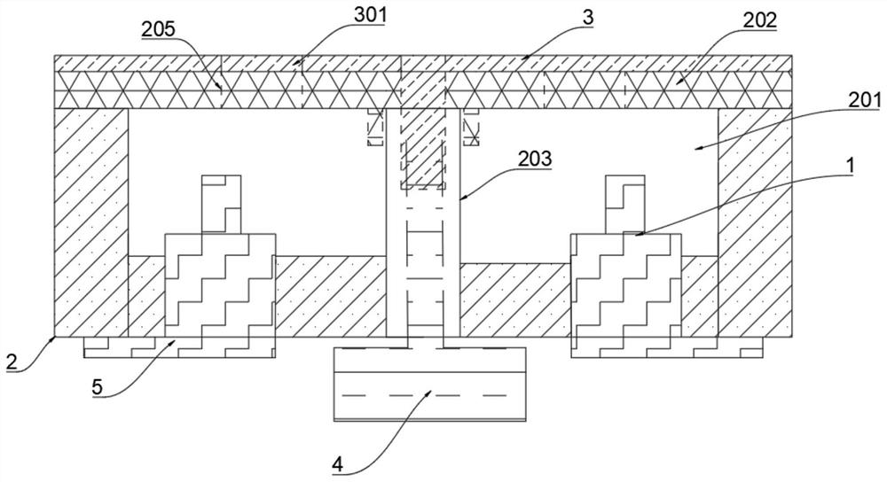 Gas sensor working device and working method thereof