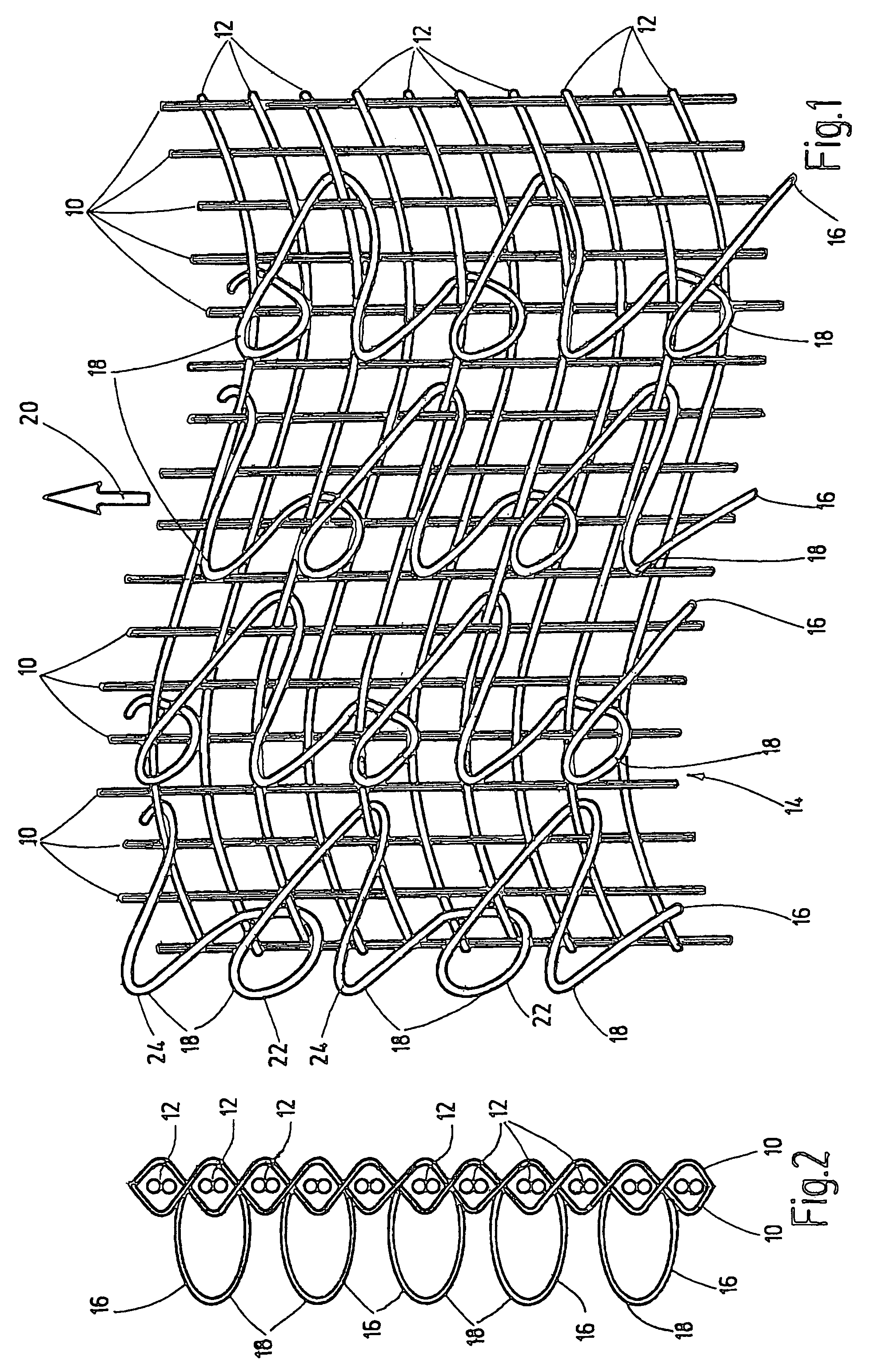 Planar adhesive closure piece