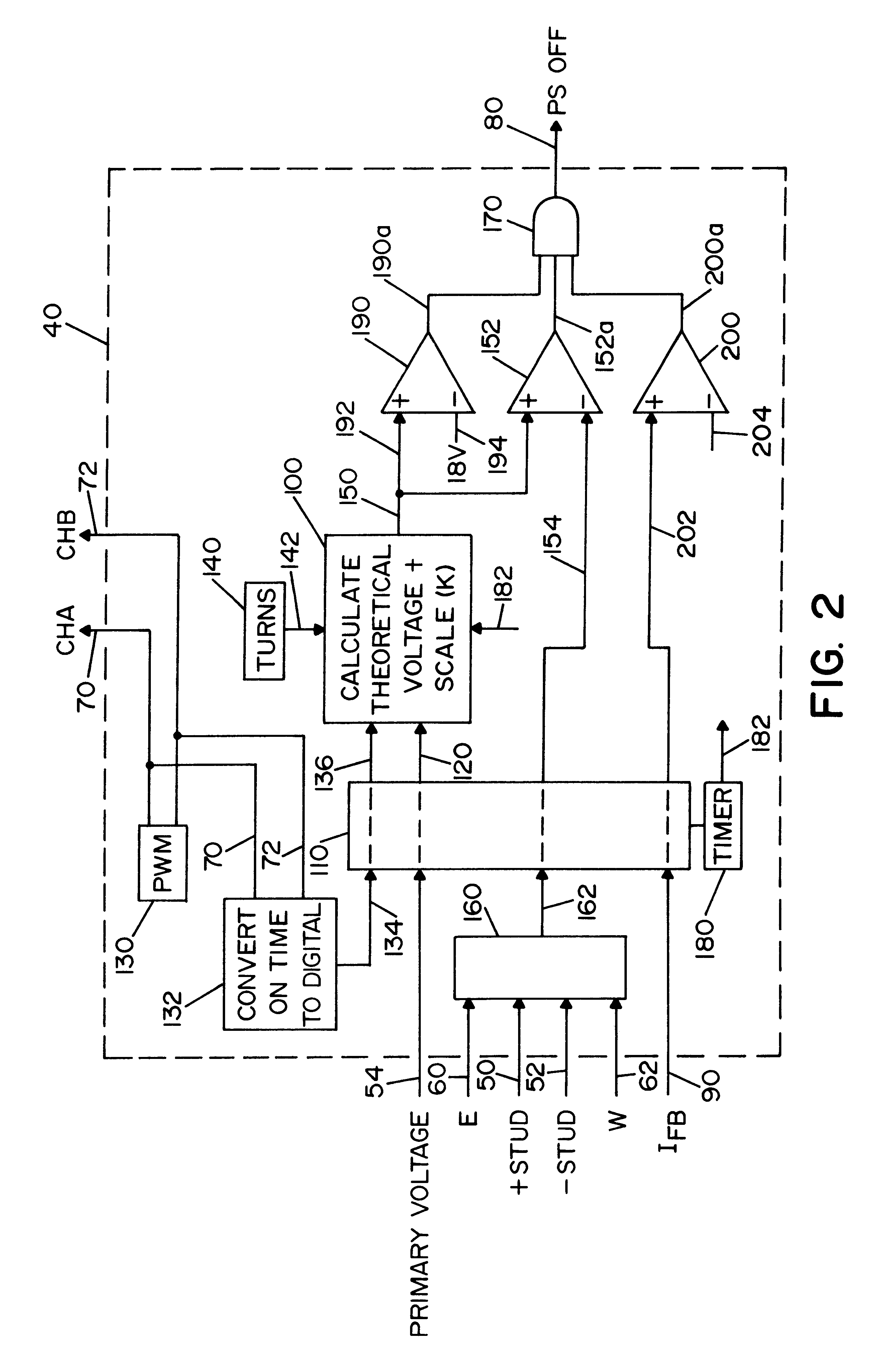 Device for monitoring voltage leads and method of using same