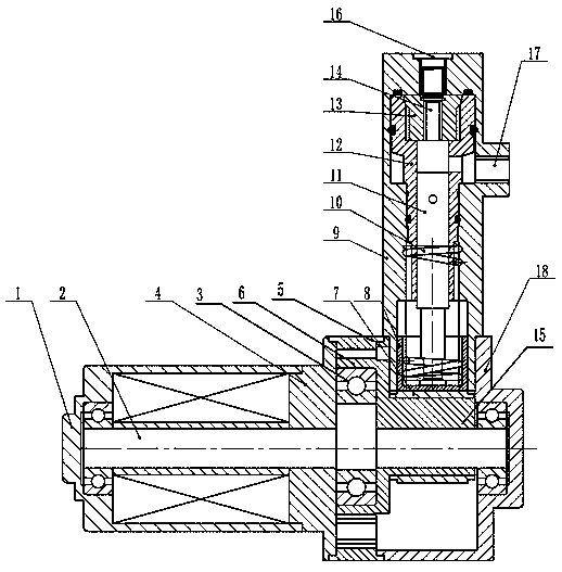 Electrically-driven gear transmission plunger pump