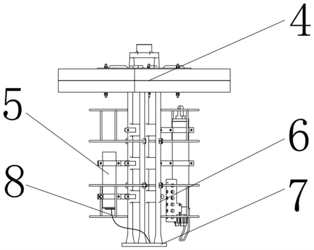 Distributed buoyancy configuration subsurface buoy system with section real-time power supply and communication functions