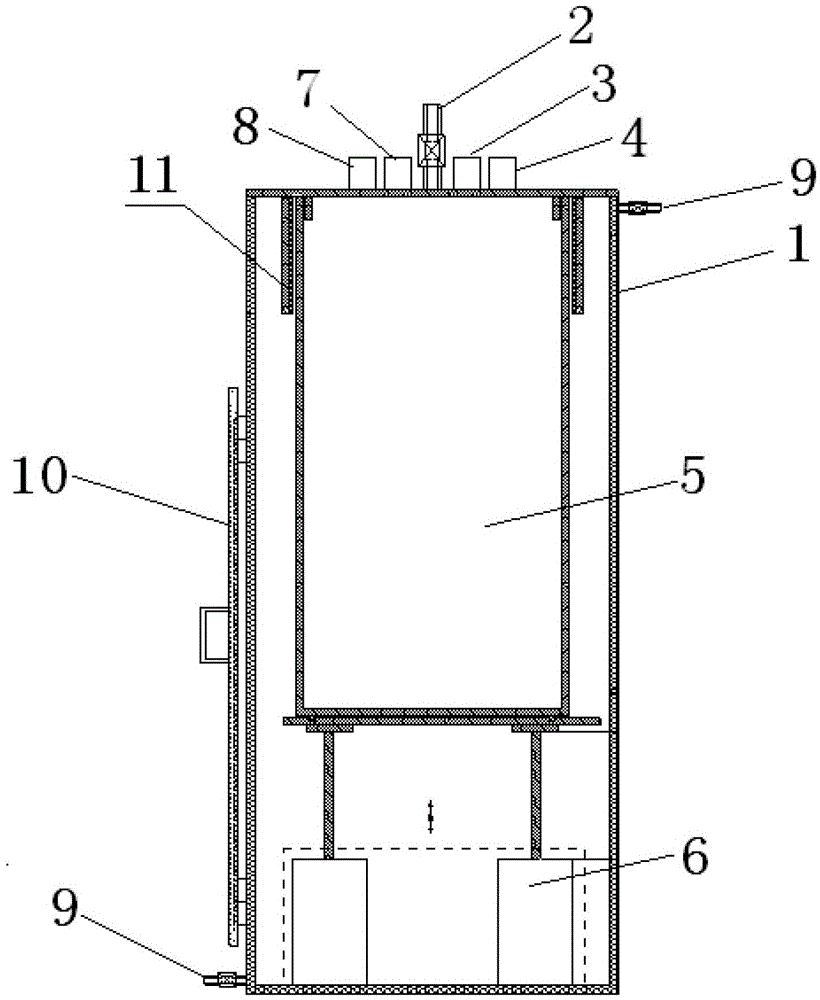 A method and device for drying radioactive waste ion exchange resin in a microwave barrel