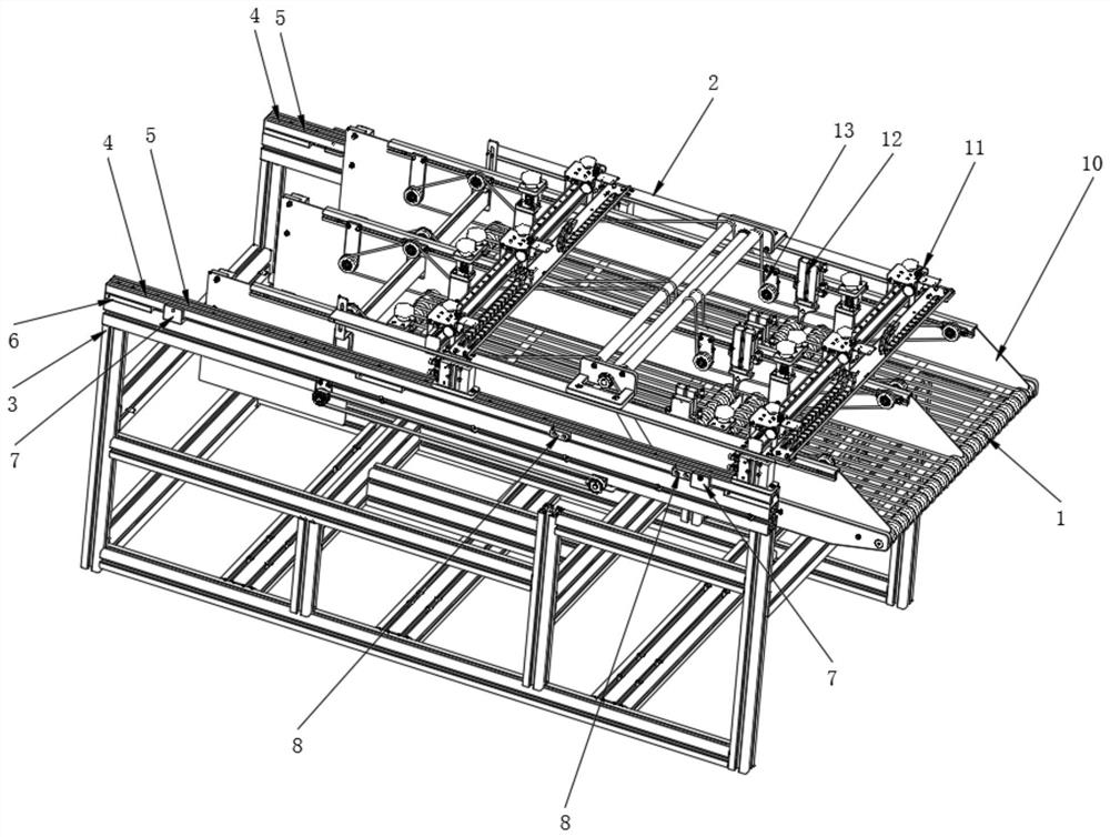 Switchable sheet material conveying device