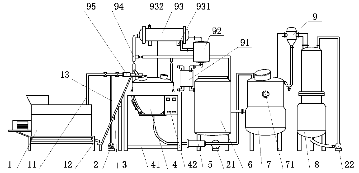 Elaeagnus angustifolia Linn. paste produced by using concentration and extraction device and preparation method thereof