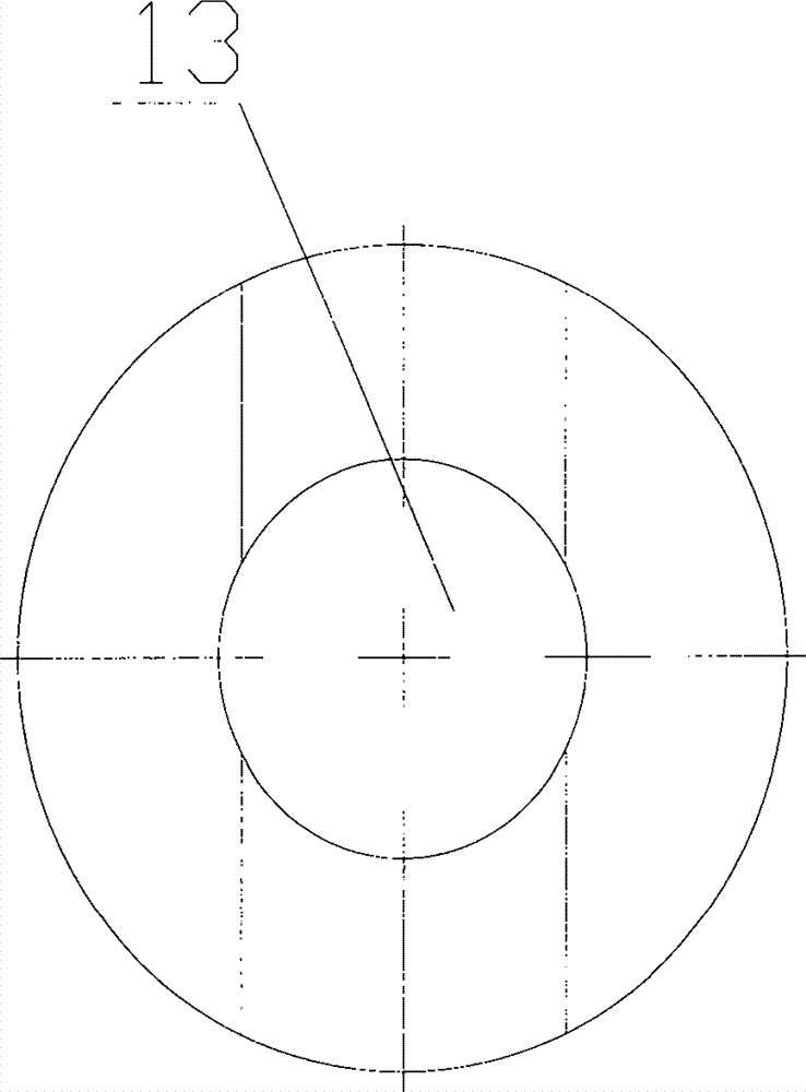 Forming method of flange ring for automobile tail gas recycling device