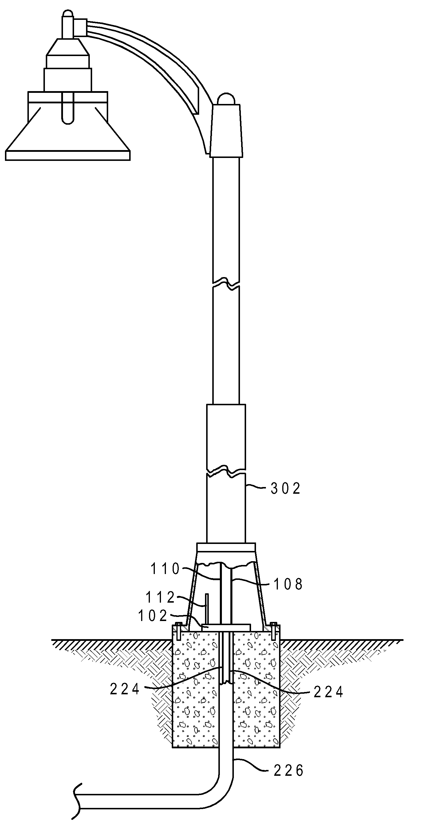 Break away base for electrical device