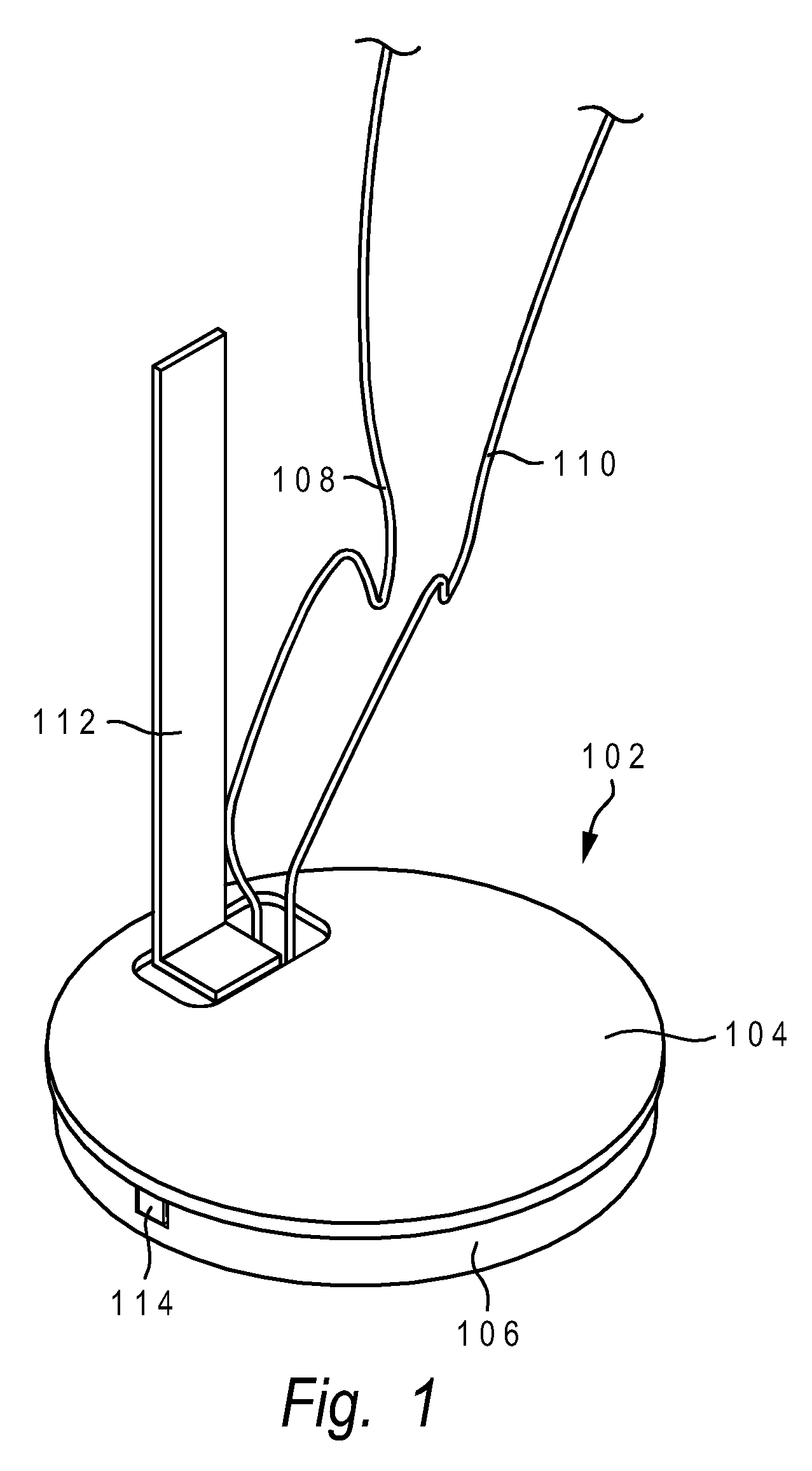 Break away base for electrical device