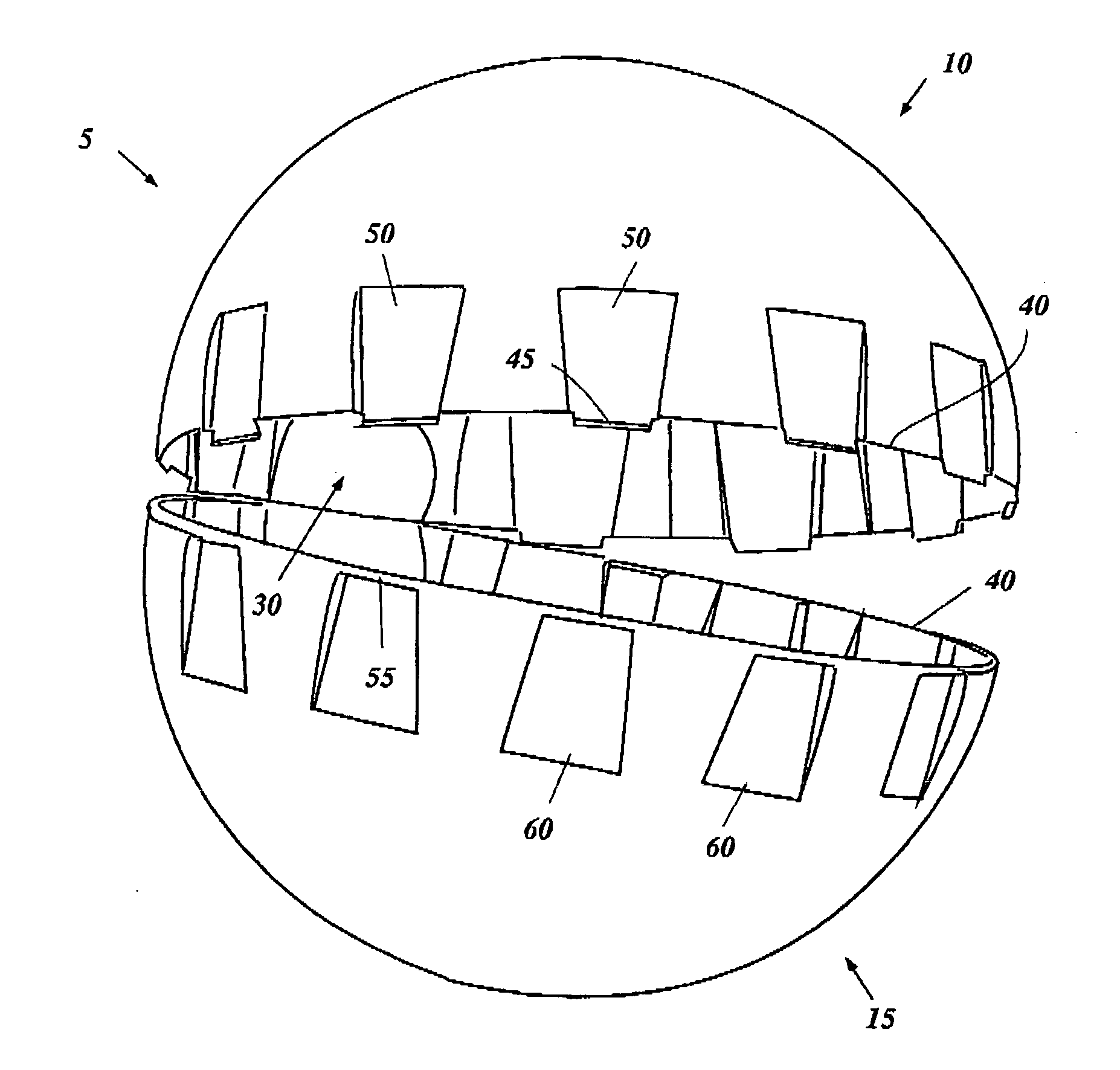 Nestable structural hollow body and related methods