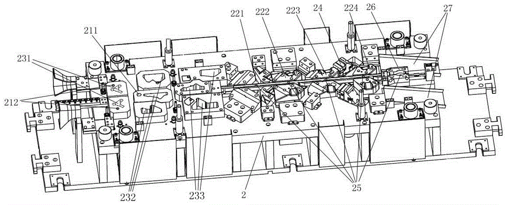 Continuous mold for manufacturing vehicle connecting plate and manufacturing method