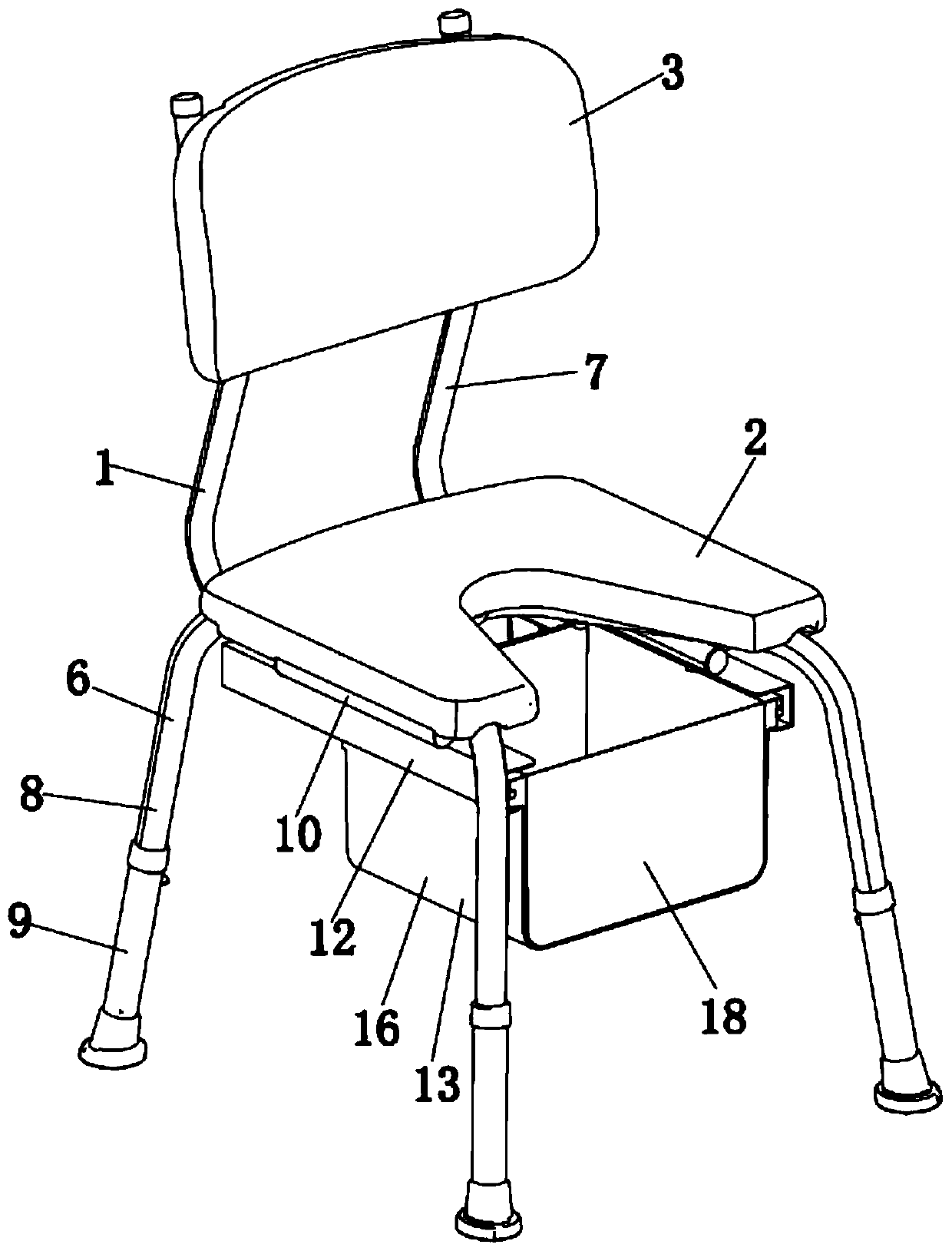 Novel multifunctional delivery chair
