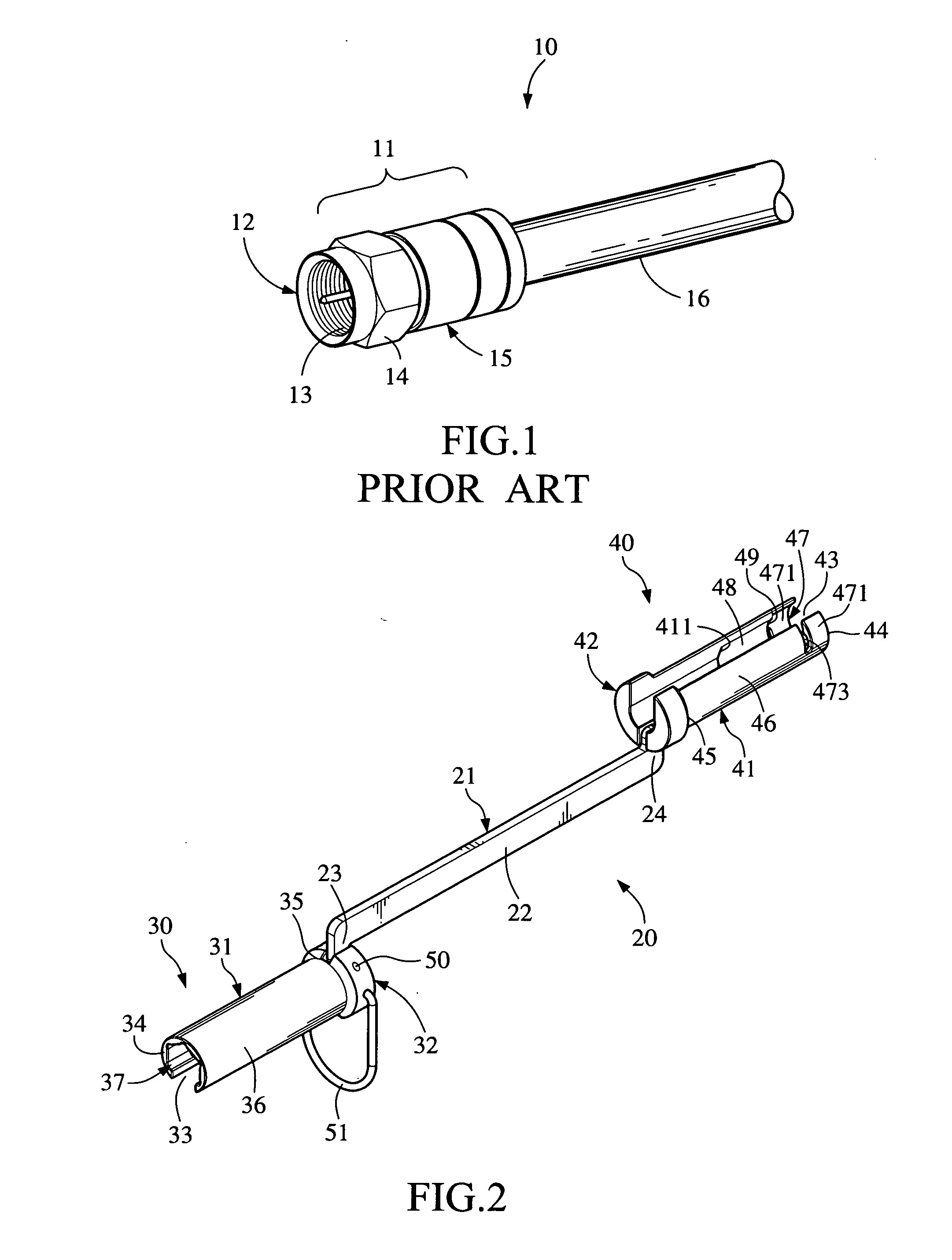 Tool for installing and removing male F-type coaxial cable connector