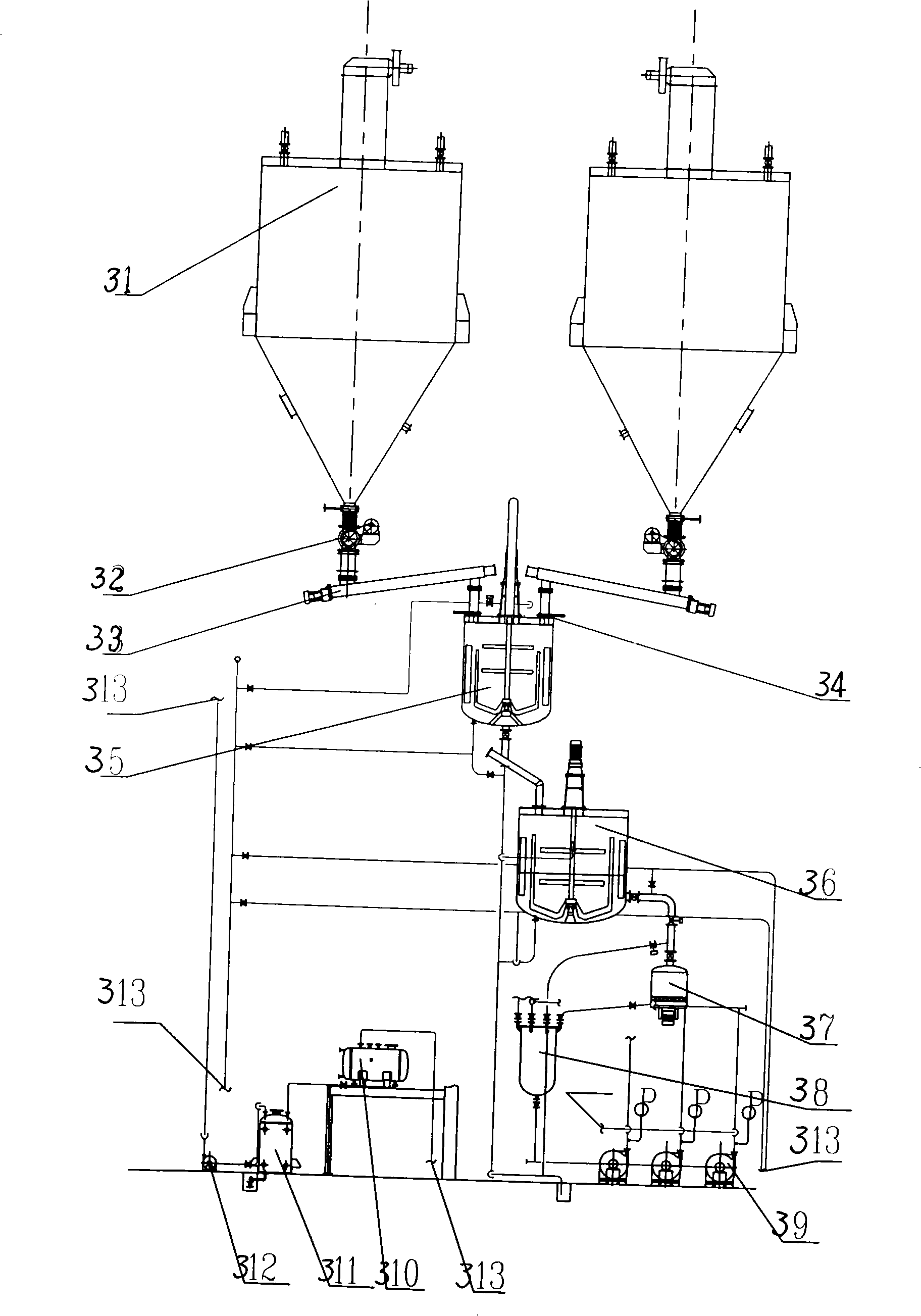 Semi-dry method refuse burning fume cleaning treatment method and system thereof