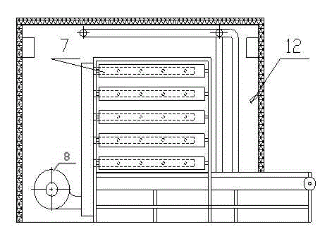 Automatic black tea fermenting and producing device
