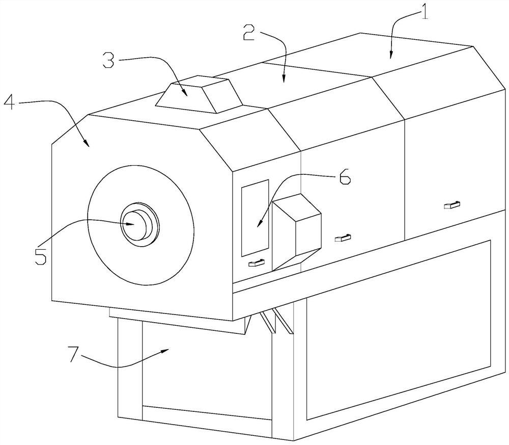 A capacitor film cleaning device using centrifugal force to prevent overlapping