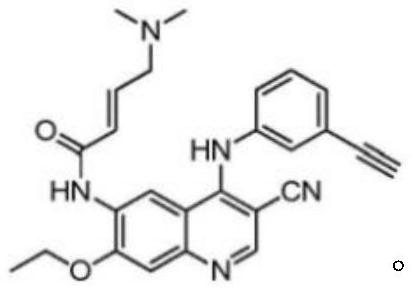 Application of substituted crotonamide