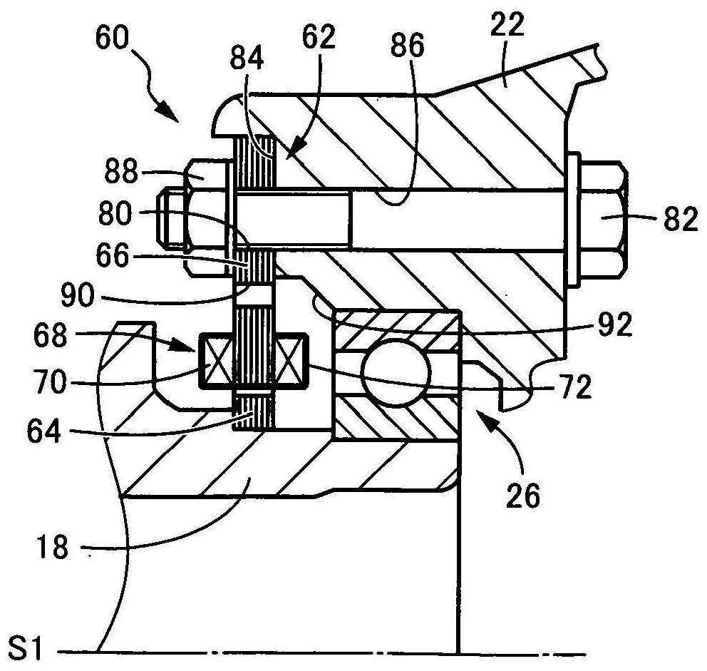 Lubrication structure for rotating machinery
