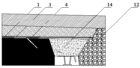 Method for top coal caving mining of pressure unloading by blasting and gas drainage of huge thick and hard coal bed