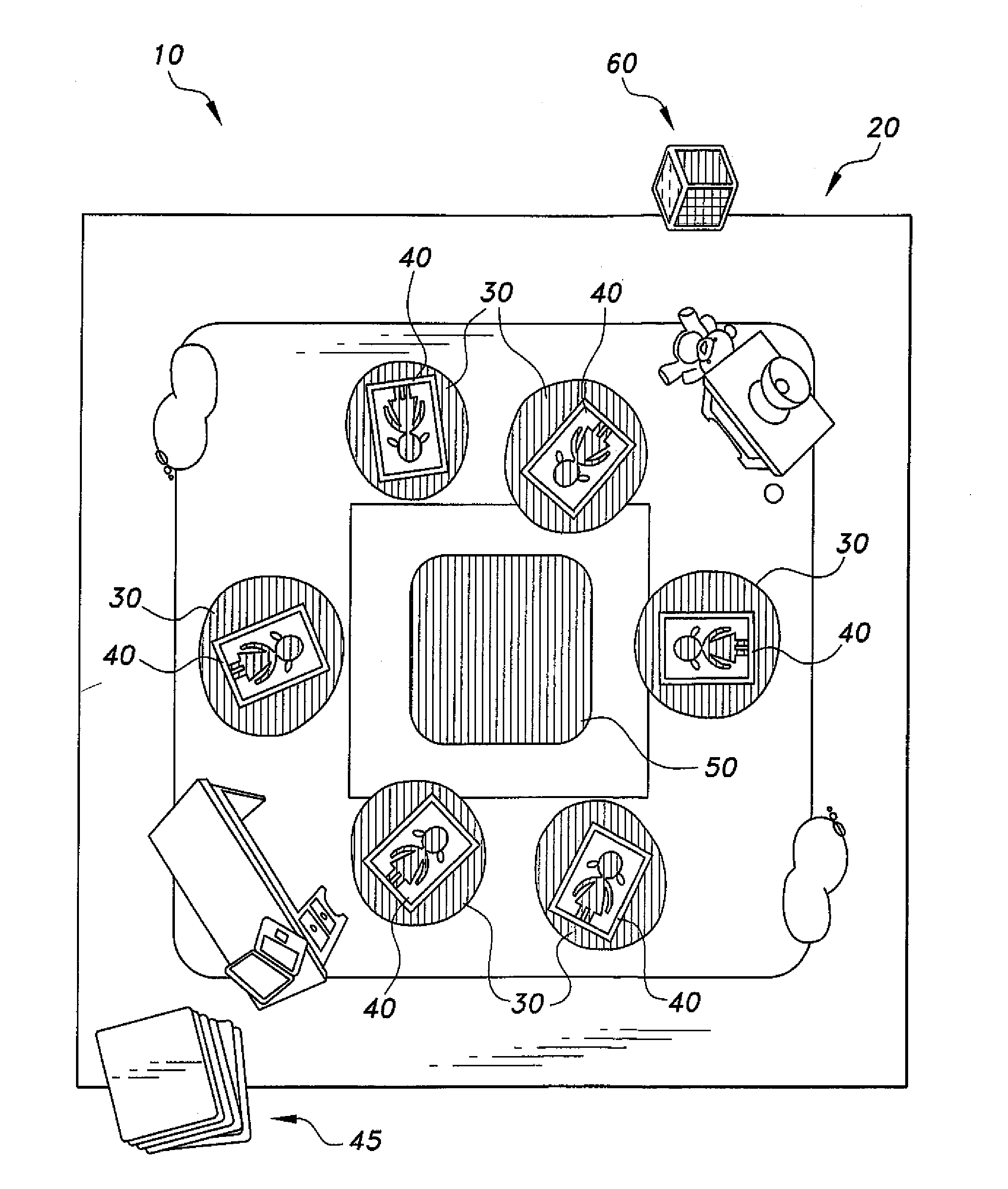 Educational and socially interactive learning game and method