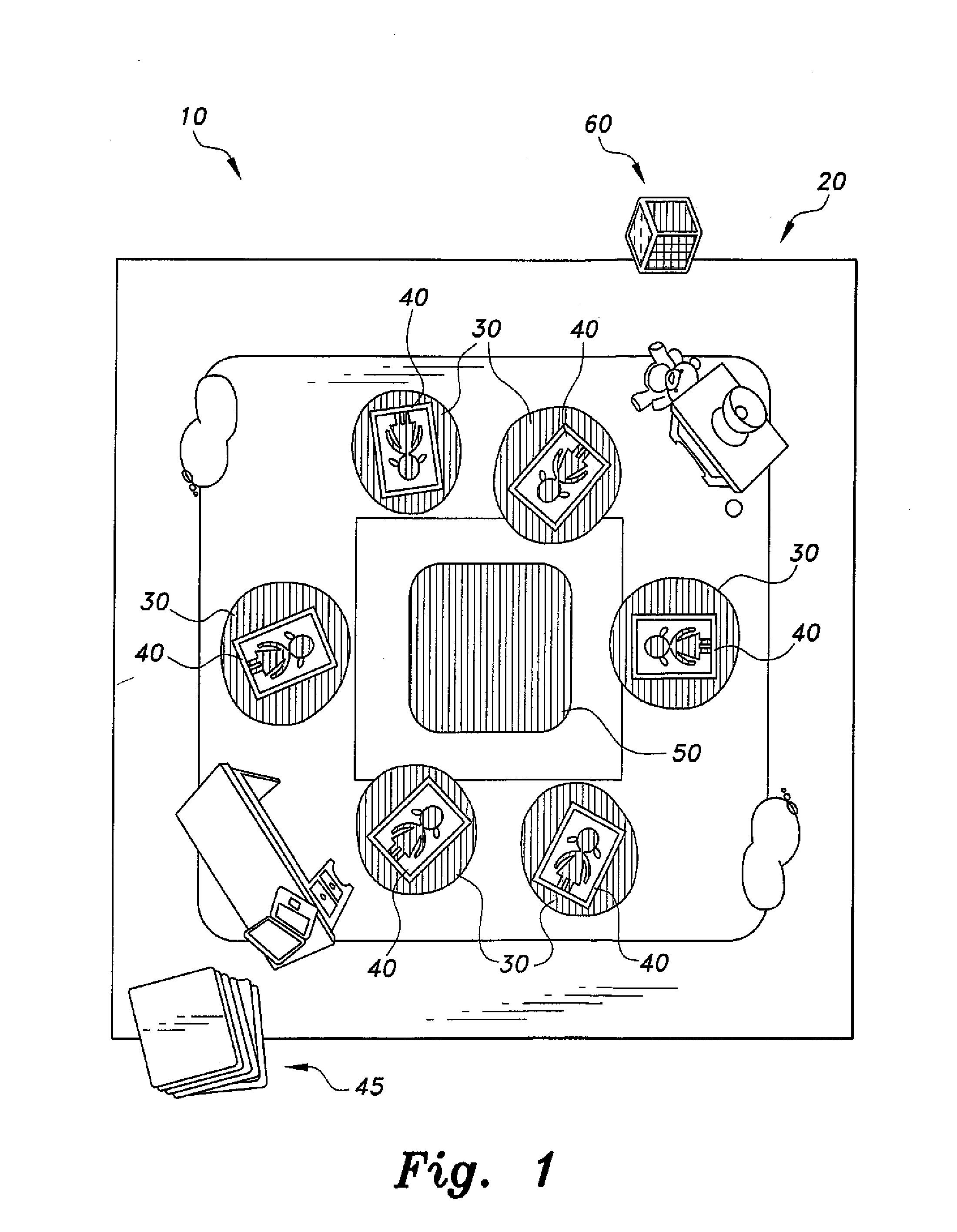 Educational and socially interactive learning game and method