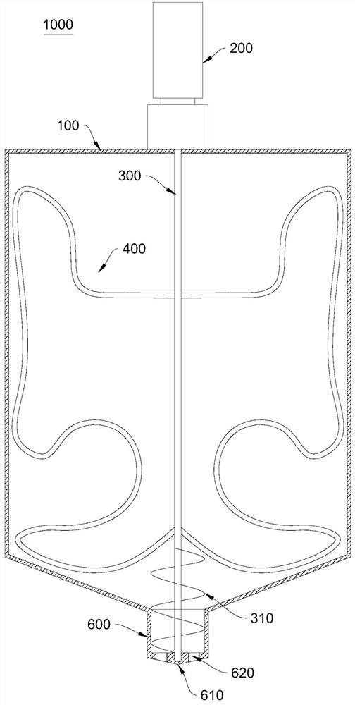 Production device for reinforced and toughened nylon modified engineering plastic product