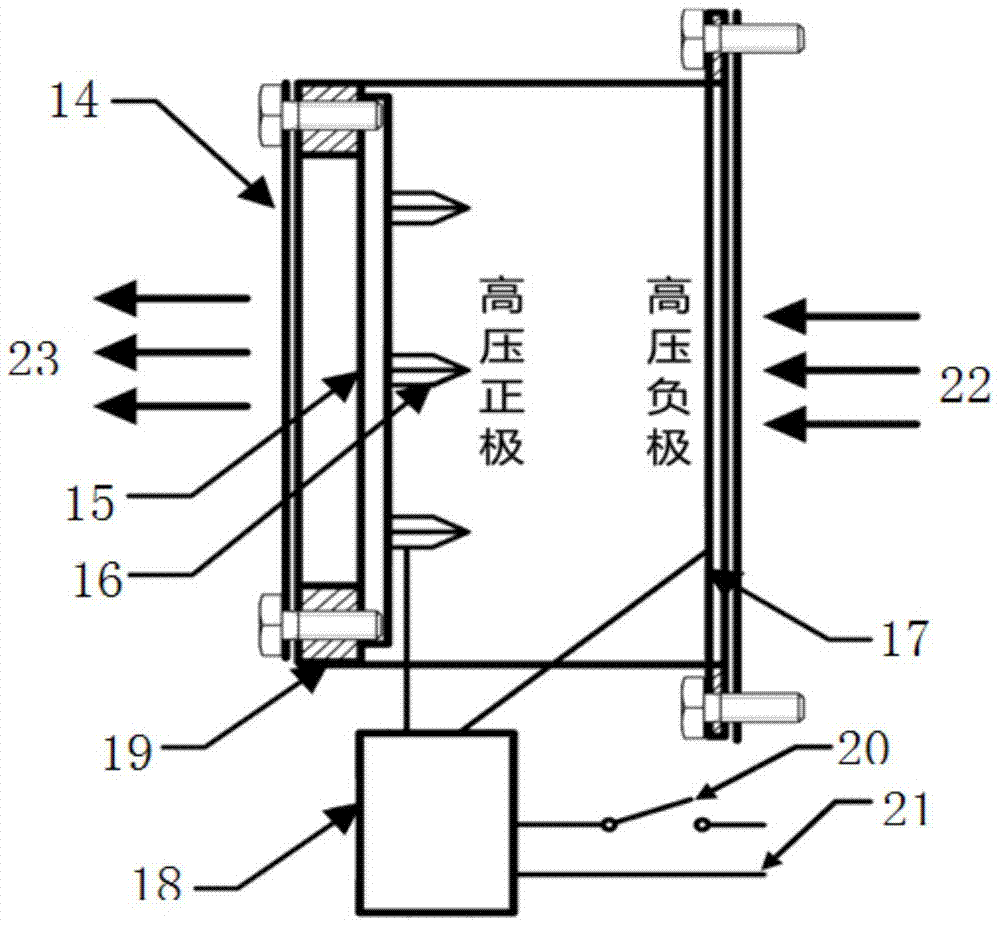 An air purification device for a computer used in medical experiments