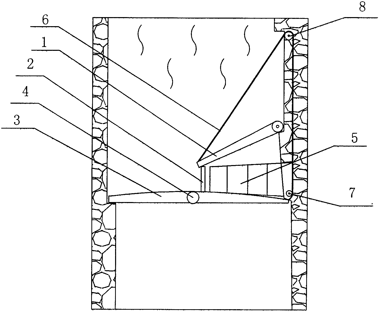 Automatic switch of rotary type plane gate