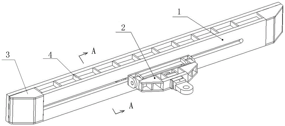 Rubber-tired track mine car traction device with offset compensation function