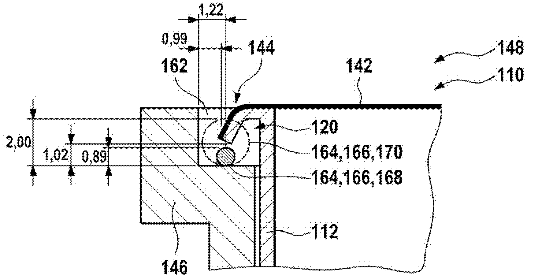 Ultrasound transducer for using in a fluid medium