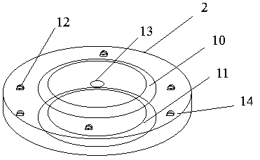 Assembled gravity type flanged suction caisson foundation