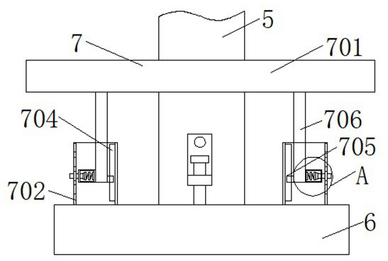 Hydraulic engineering concrete quality detection device