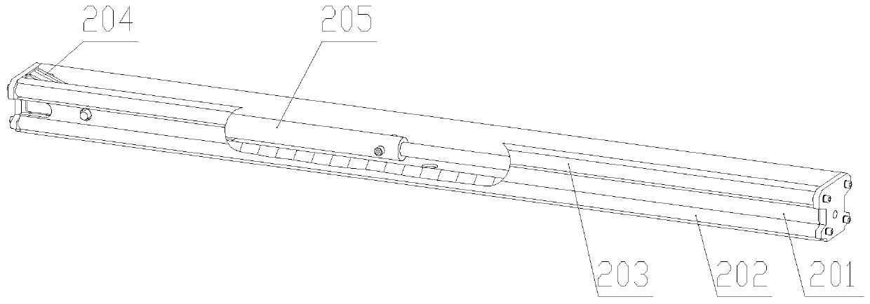 Splitting and propelling mechanism and drill jumbo containing same