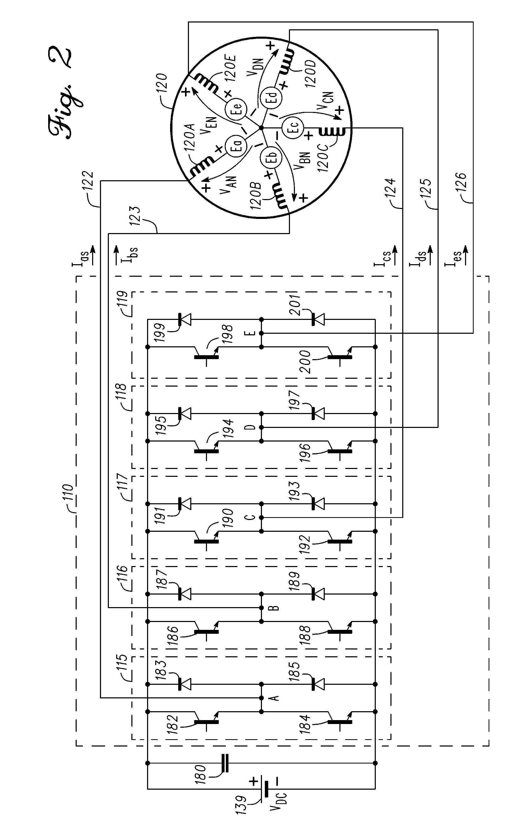 Methods, systems and apparatus for approximation of peak summed fundamental and third harmonic voltages in a multi-phase machine