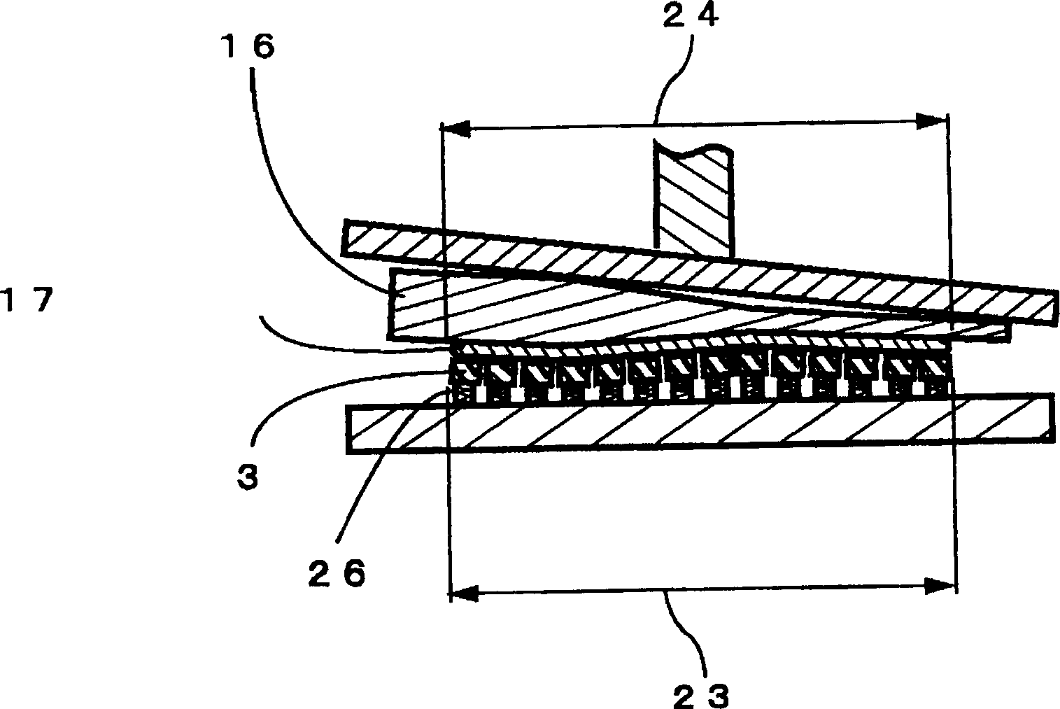 Handle of golf ball brassy manufacture and manufacturing device