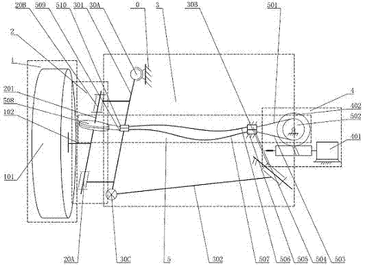 Cable-driven steer-by-wire mechanism system for independent suspensions
